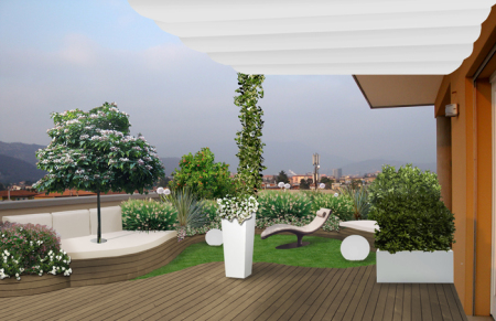 progetto giardino terrazzo