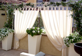 La privacy in giardino